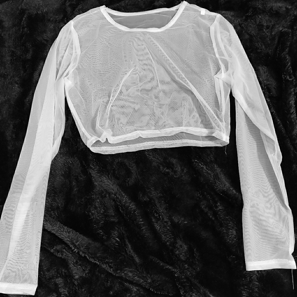Mesh crop top